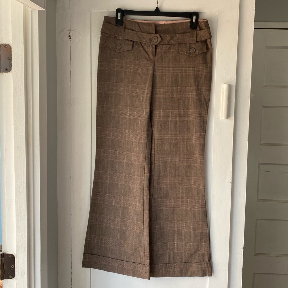 Plaid bell bottom pants. Size 7 Retro classic